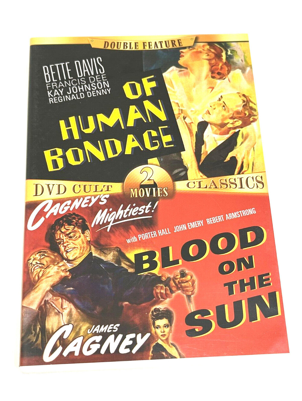 Of Human Bondage & Blood on the Sun Double Feature DVD - Starring Bette Davis